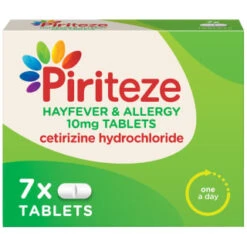 B&M Piriteze Allergy Tablets 7pk