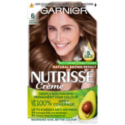 Garnier Nutrisse Creme Permanent Hair Dye - Light Brown