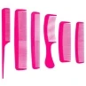 Hair Comb Set 6pc - Pink