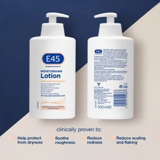 E45 Moisturising Lotion 500ml - Image 6