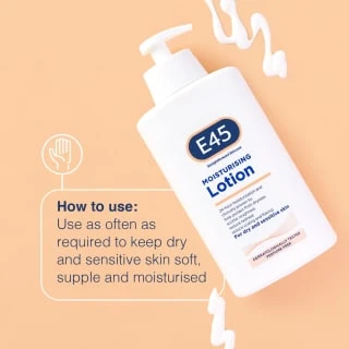 E45 Moisturising Lotion 500ml - Image 3