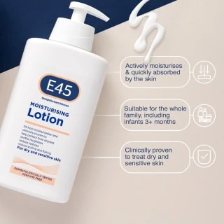 E45 Moisturising Lotion 500ml - Image 5