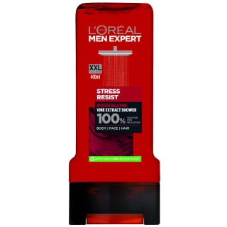 L'Oreal Men Expert Body, Face, Hair 400ml - Stress Resist