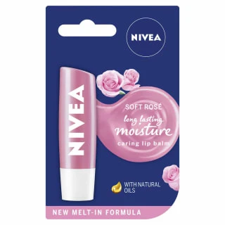 Nivea Soft Rose Lip Balm 4.8g