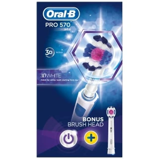 Oral B Oral-B Pro 570 3D White Electric Toothbrush
