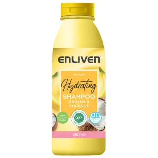 Enliven Hydrating Shampoo 350ml - Banana & Coconut