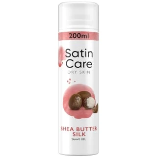 B&M Satin Care Shea Butter Silk Shave Gel 200ml