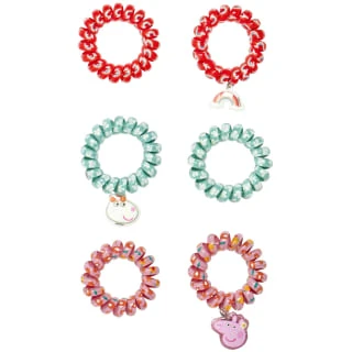 Peppa Pig Charm Spirals 6pk - Image 2
