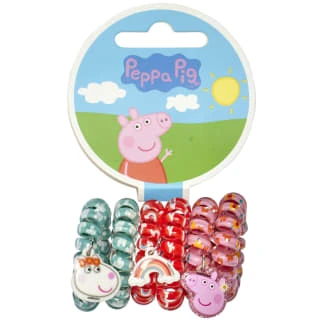 Peppa Pig Charm Spirals 6pk